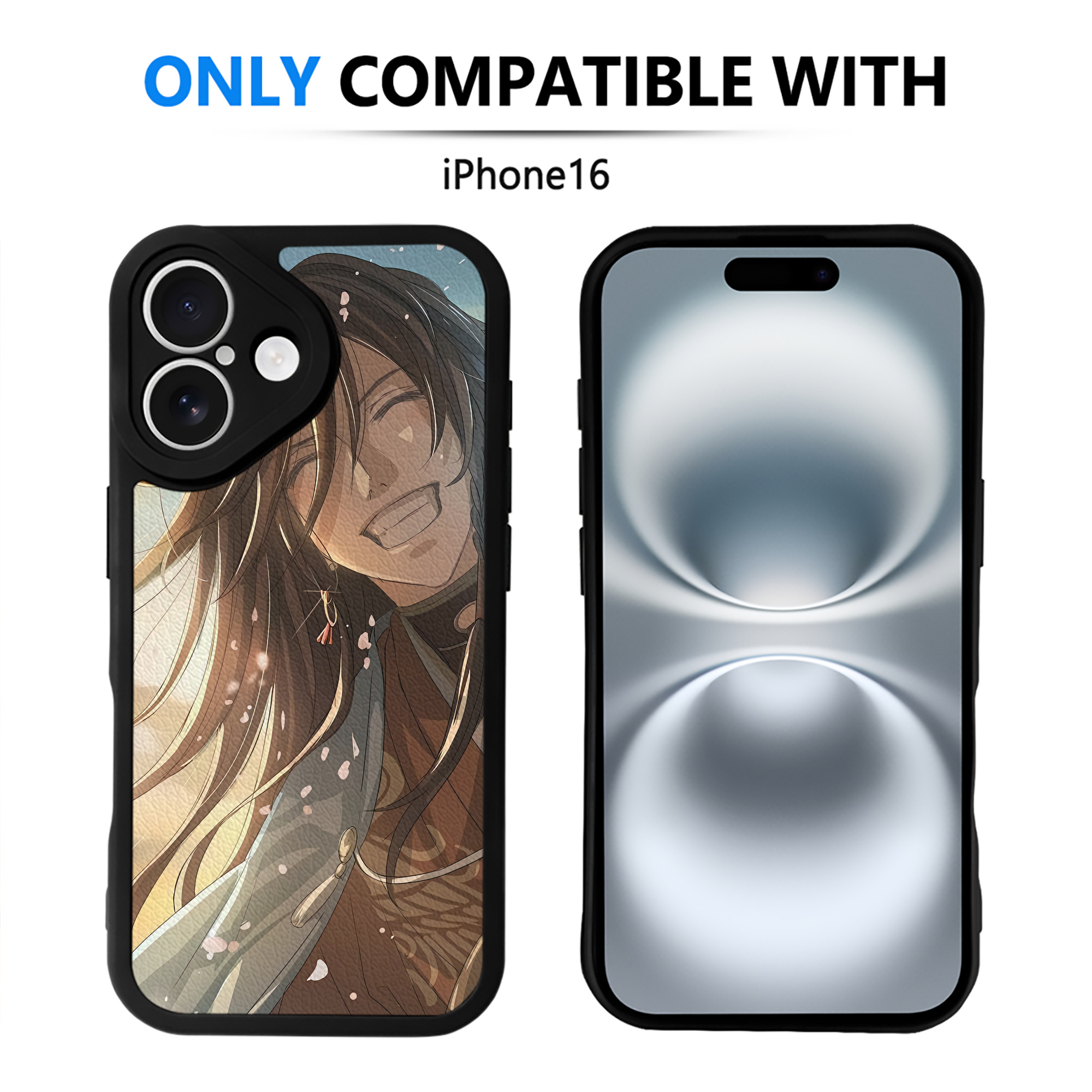 （画像用） 刀剣乱舞 Touken Ranbu 【iPhone 16シリーズ対応】シリコンスマホケース（レザー調） 材質：シリコン